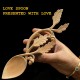 SPN-08: Acorn Leaf Love Spoon Romantic Gift